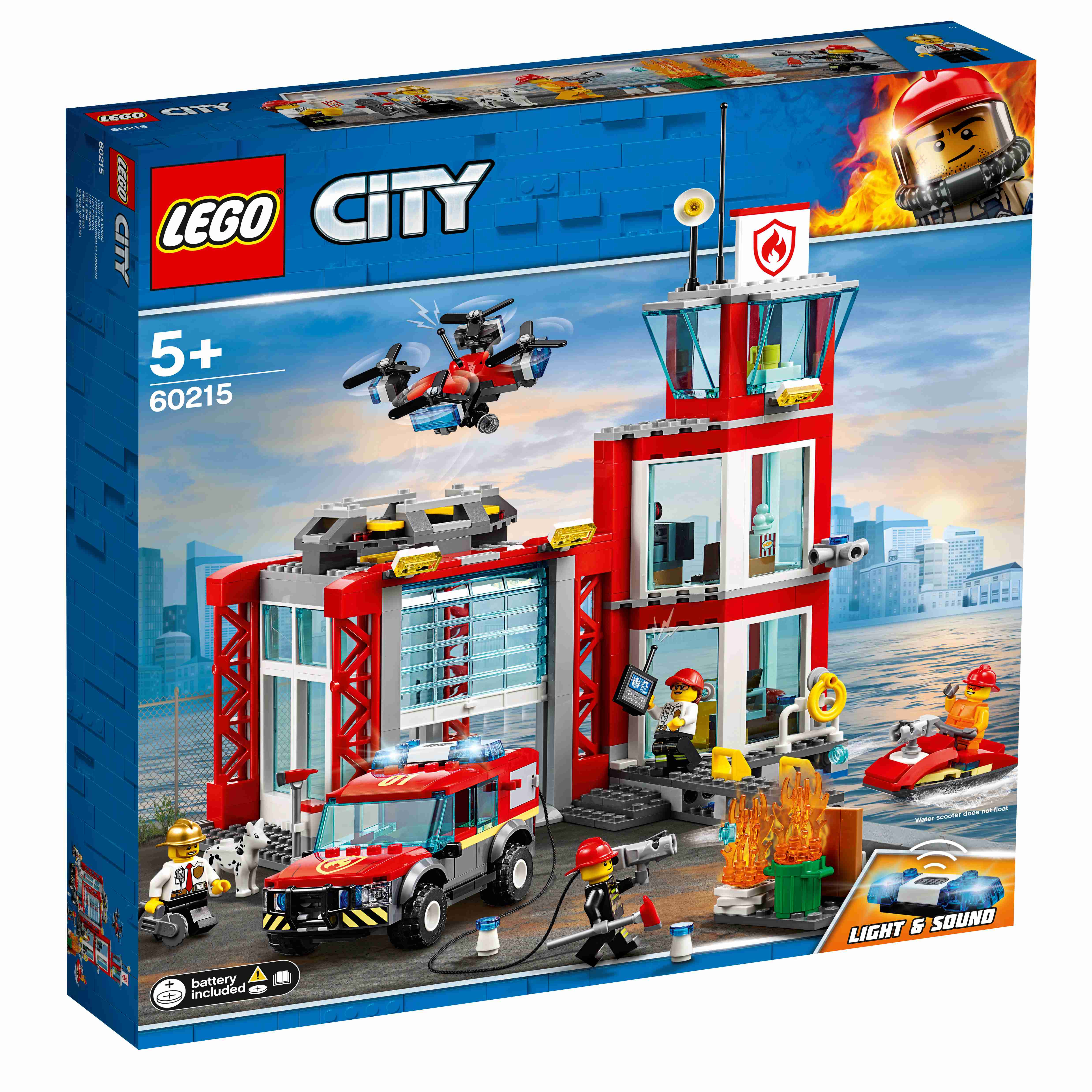 60215 LEGO® City Пожарное депо, c 5+ лет