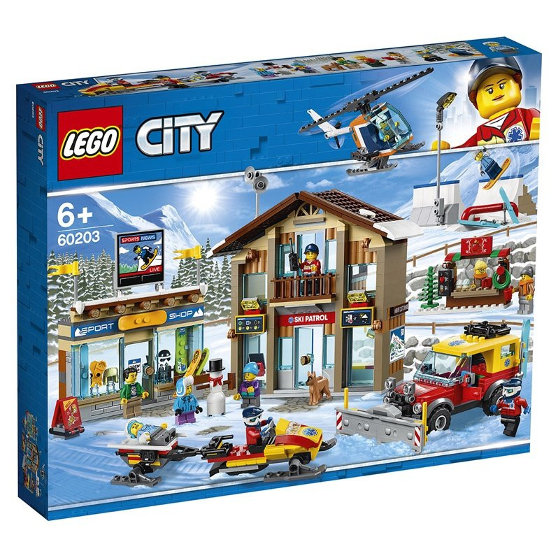 60203 LEGO® City Slēpošanas kūrorts, 6+ gadi