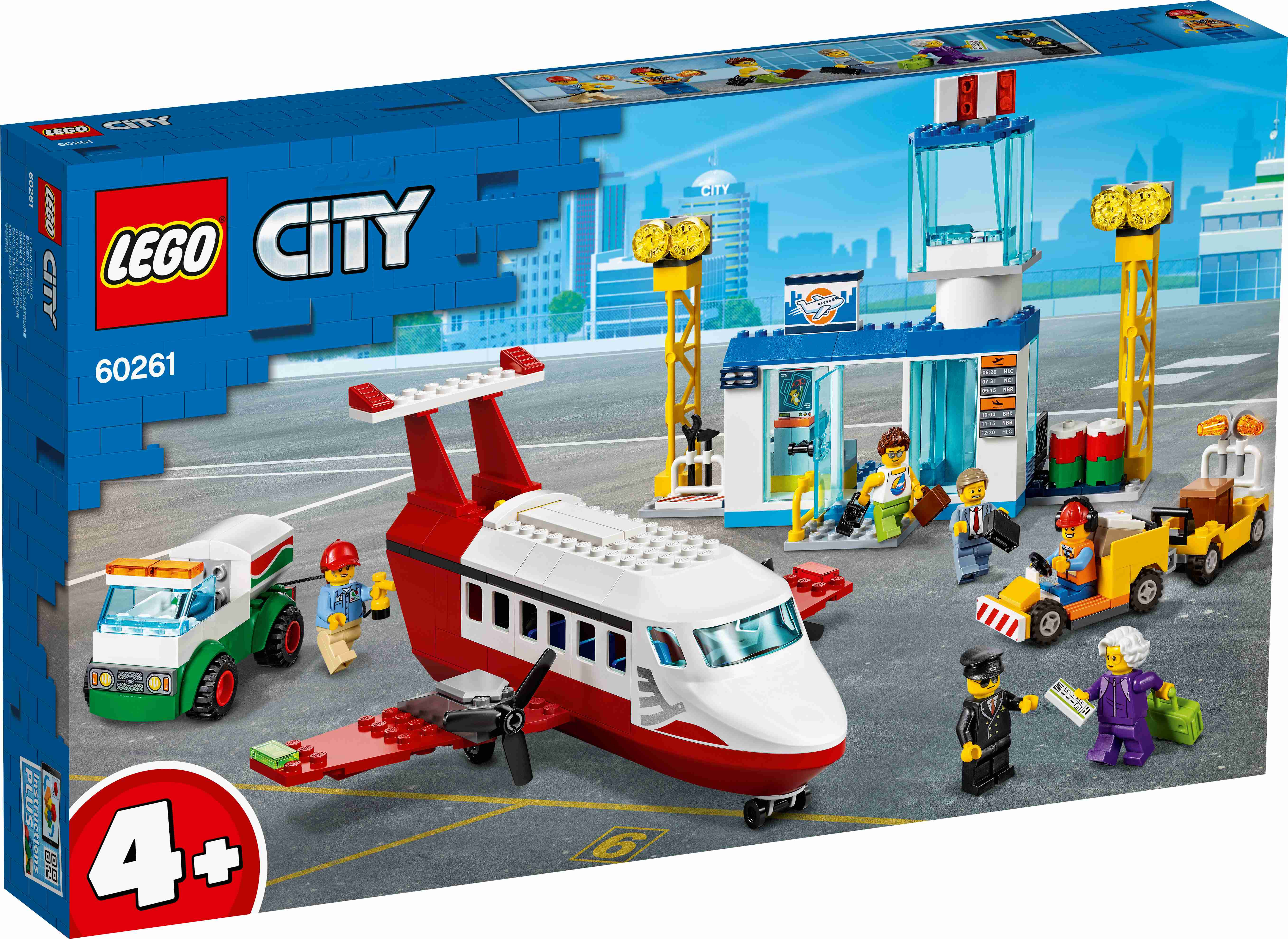 # 60261 LEGO® City Galvenā lidosta, 4+ gadi