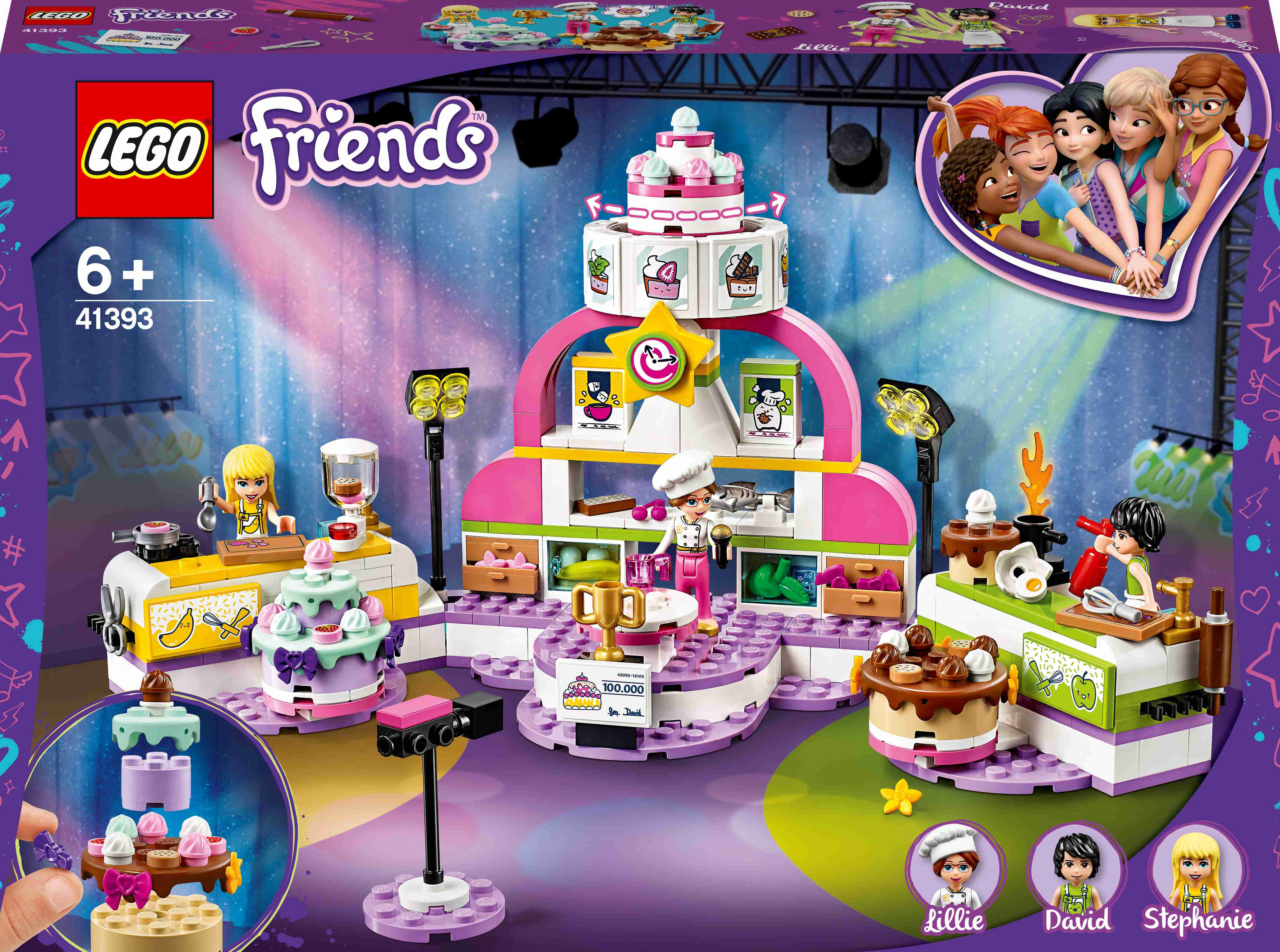 41393 LEGO® Friends Kūku cepšanas konkurss, 6+ gadi