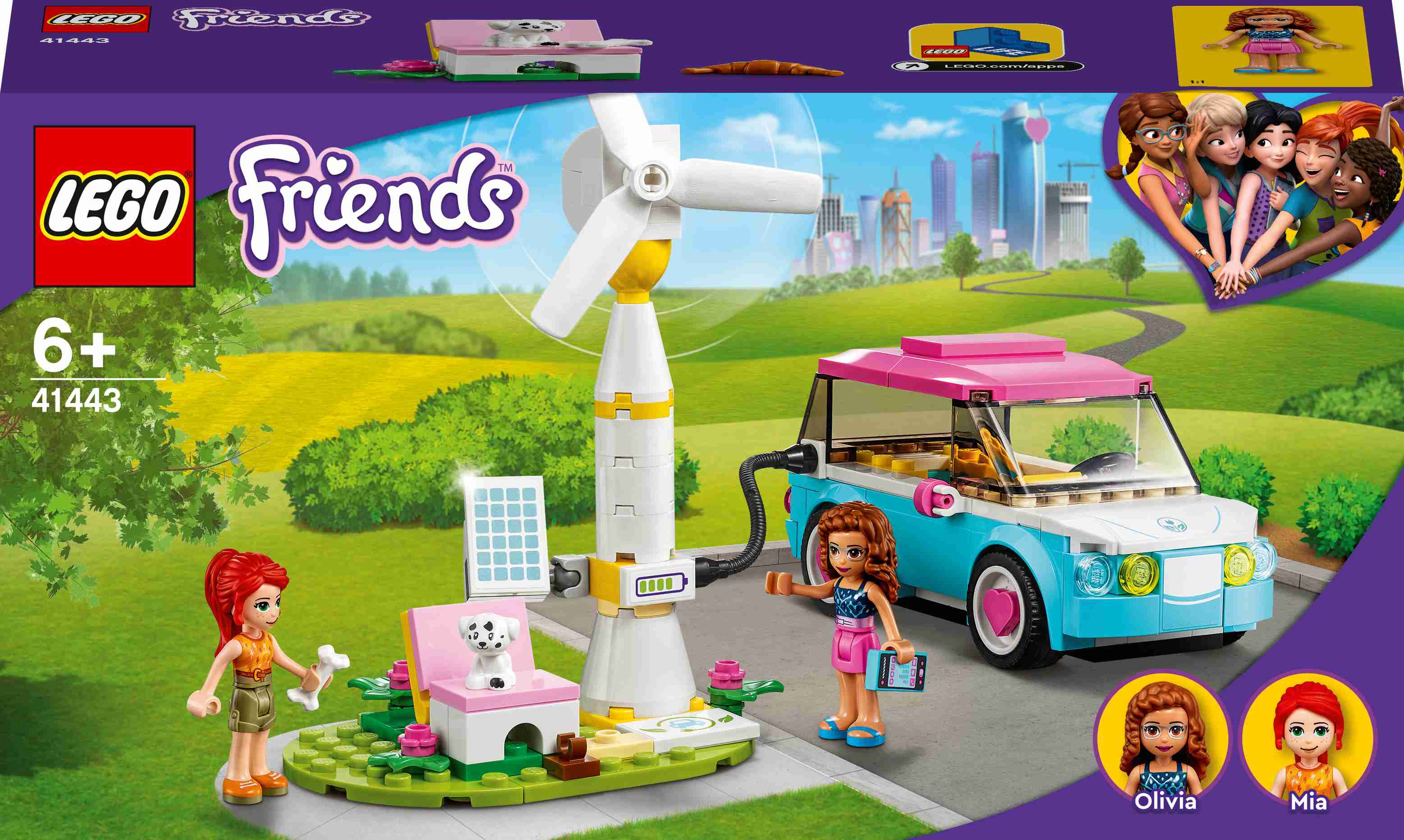 41443 LEGO® Friends Электромобиль Оливии , 6+ лет, 2021 выпуск
