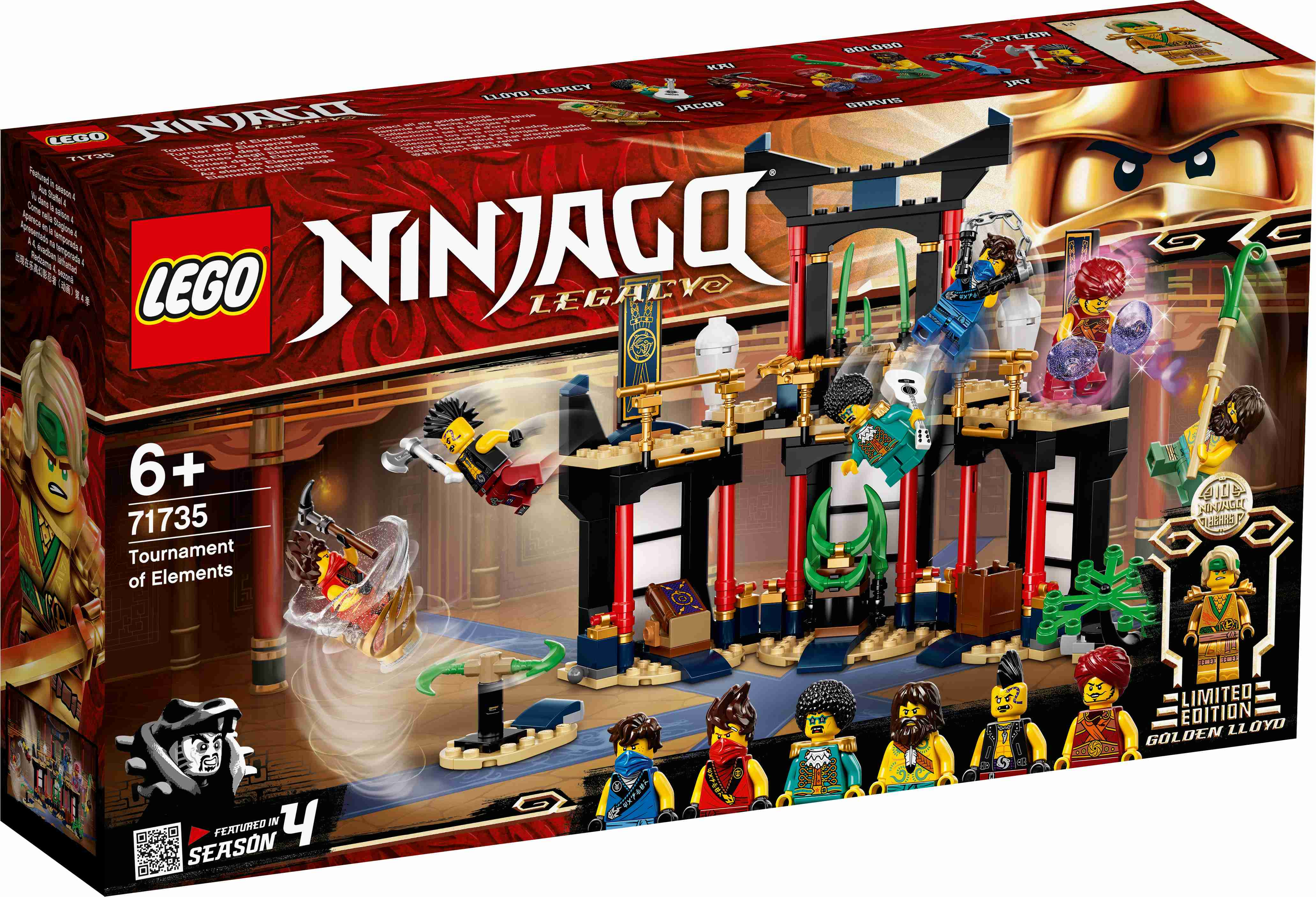 71735 LEGO® Ninjago Турнир стихий, 6+ лет. 2021 г. выпуск
