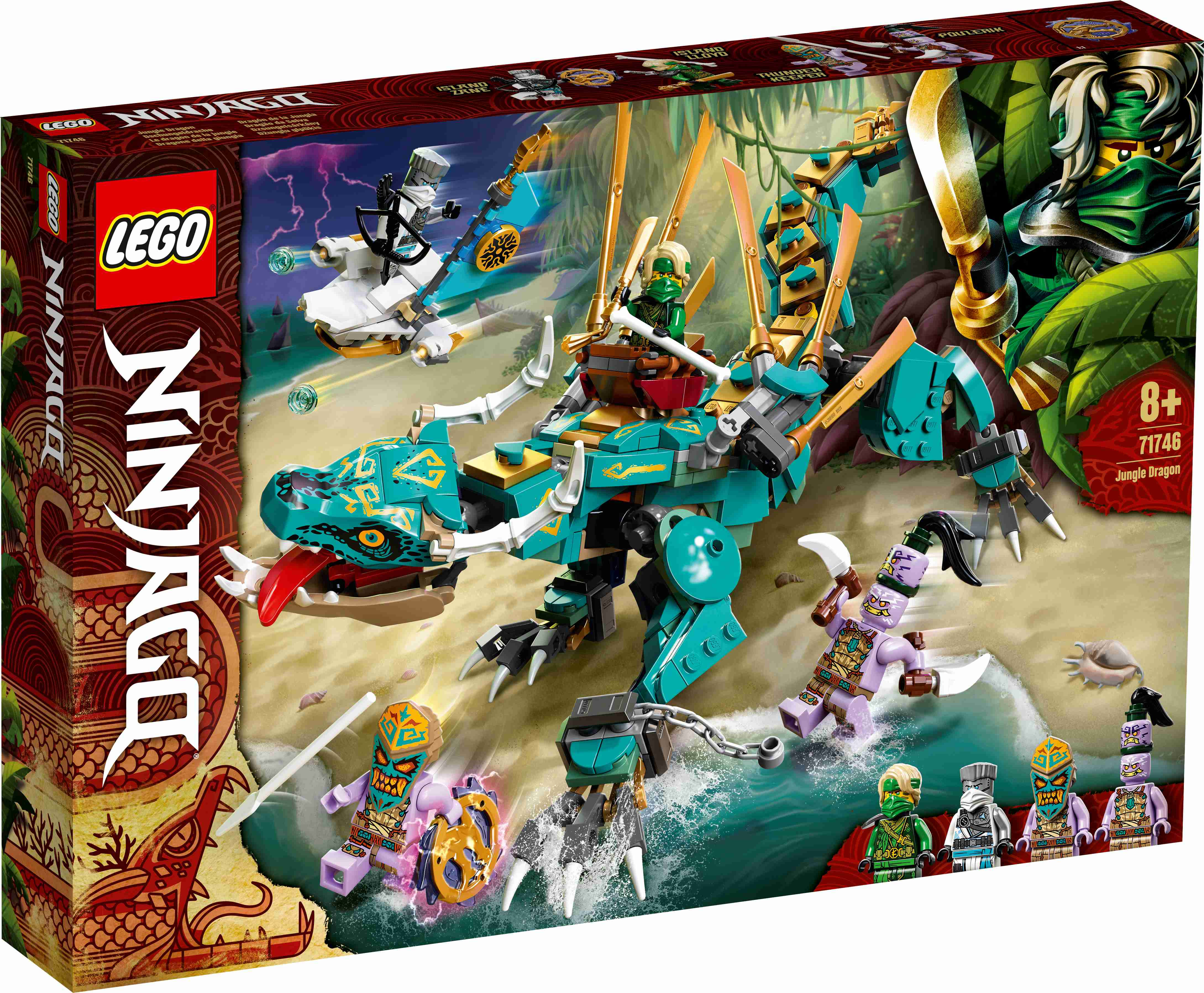 # 71746 LEGO® Ninjago Džungļu pūķis, 8+ gadi, 2021.g.modelis
