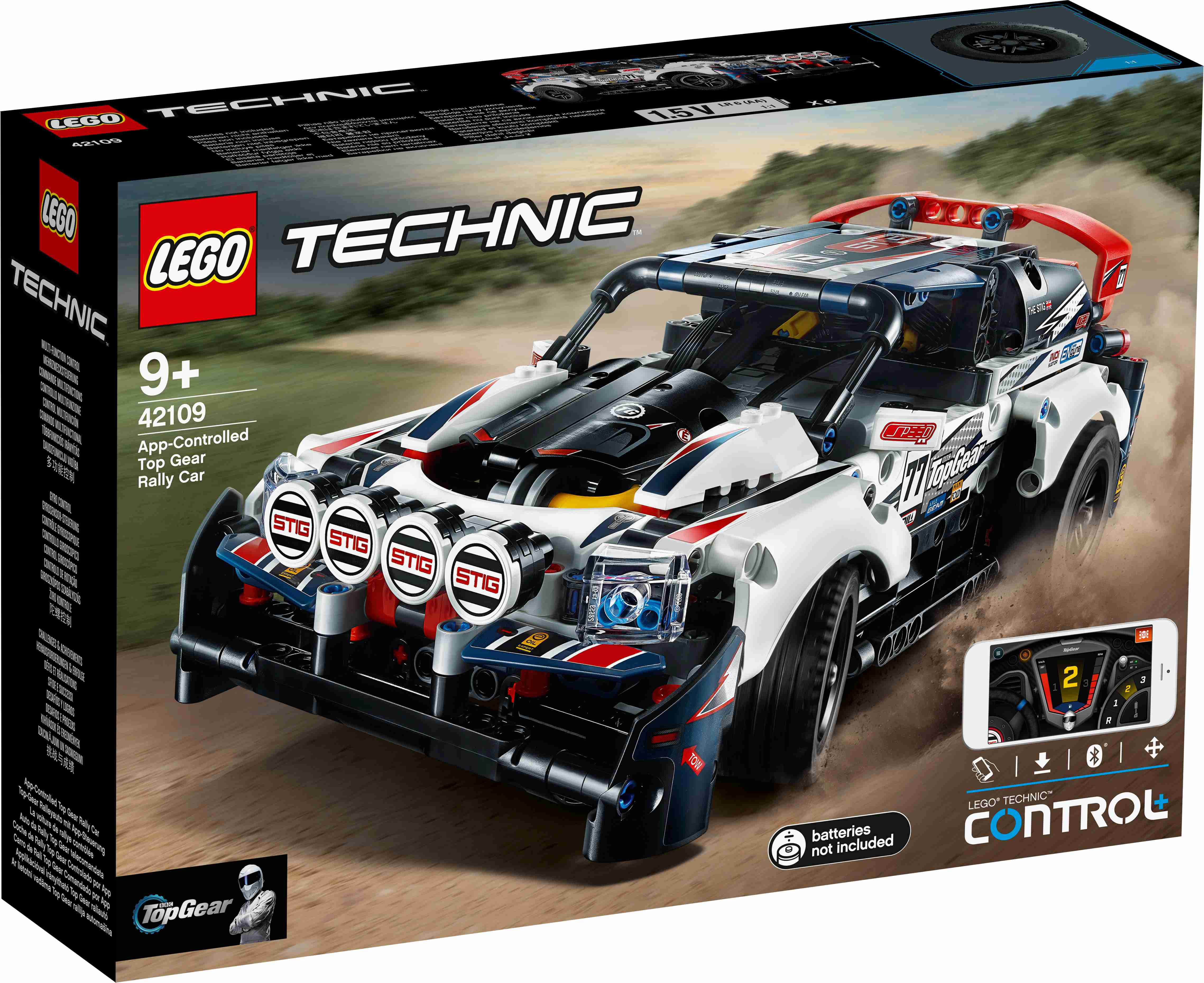 42109 LEGO® Technic Гоночный автомобиль Top Gear на управлении, с 9+ лет