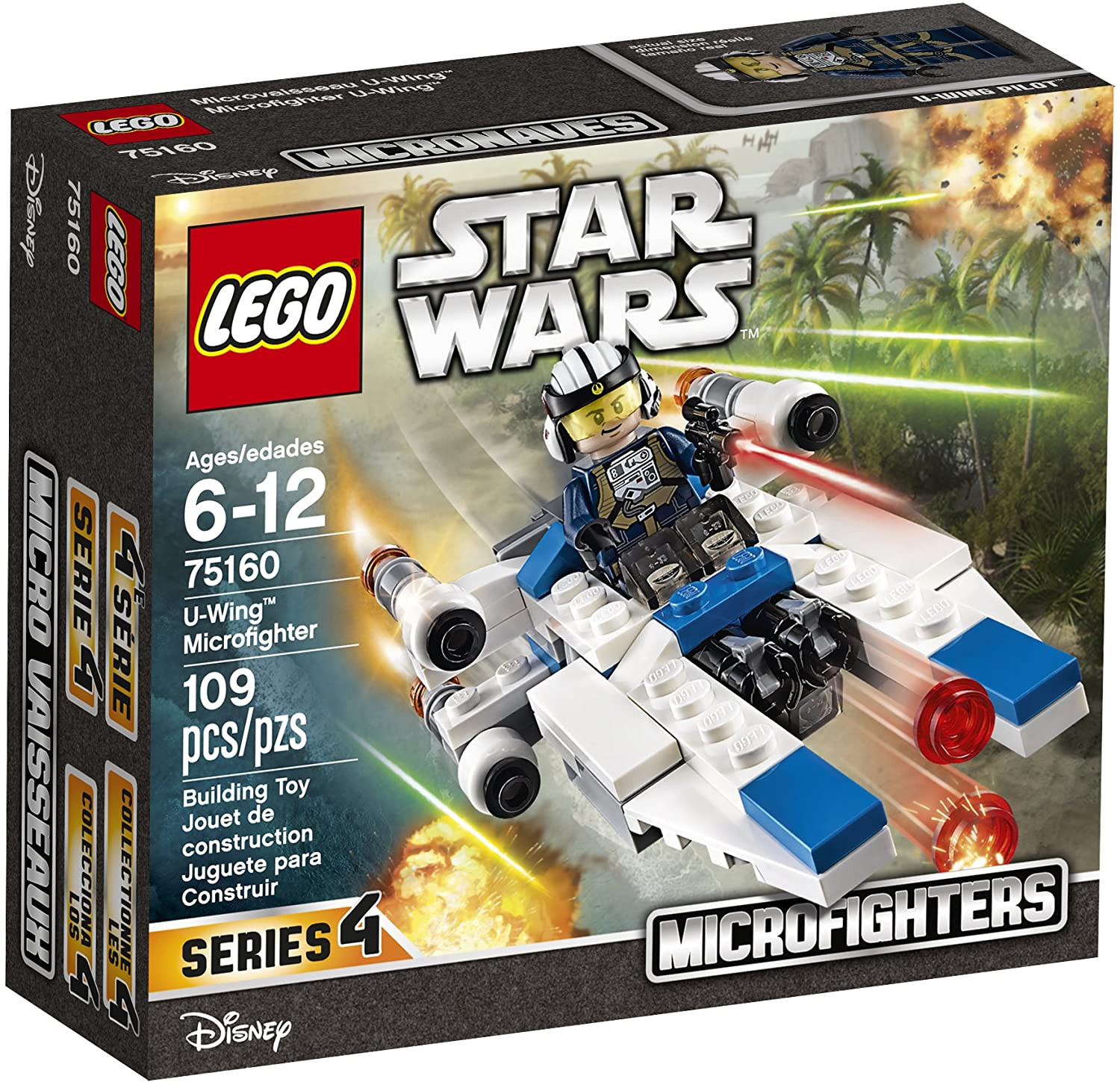 # 75160 LEGO® Star Wars U-Wing™ mikrocīnītājs, 6-12 gadi