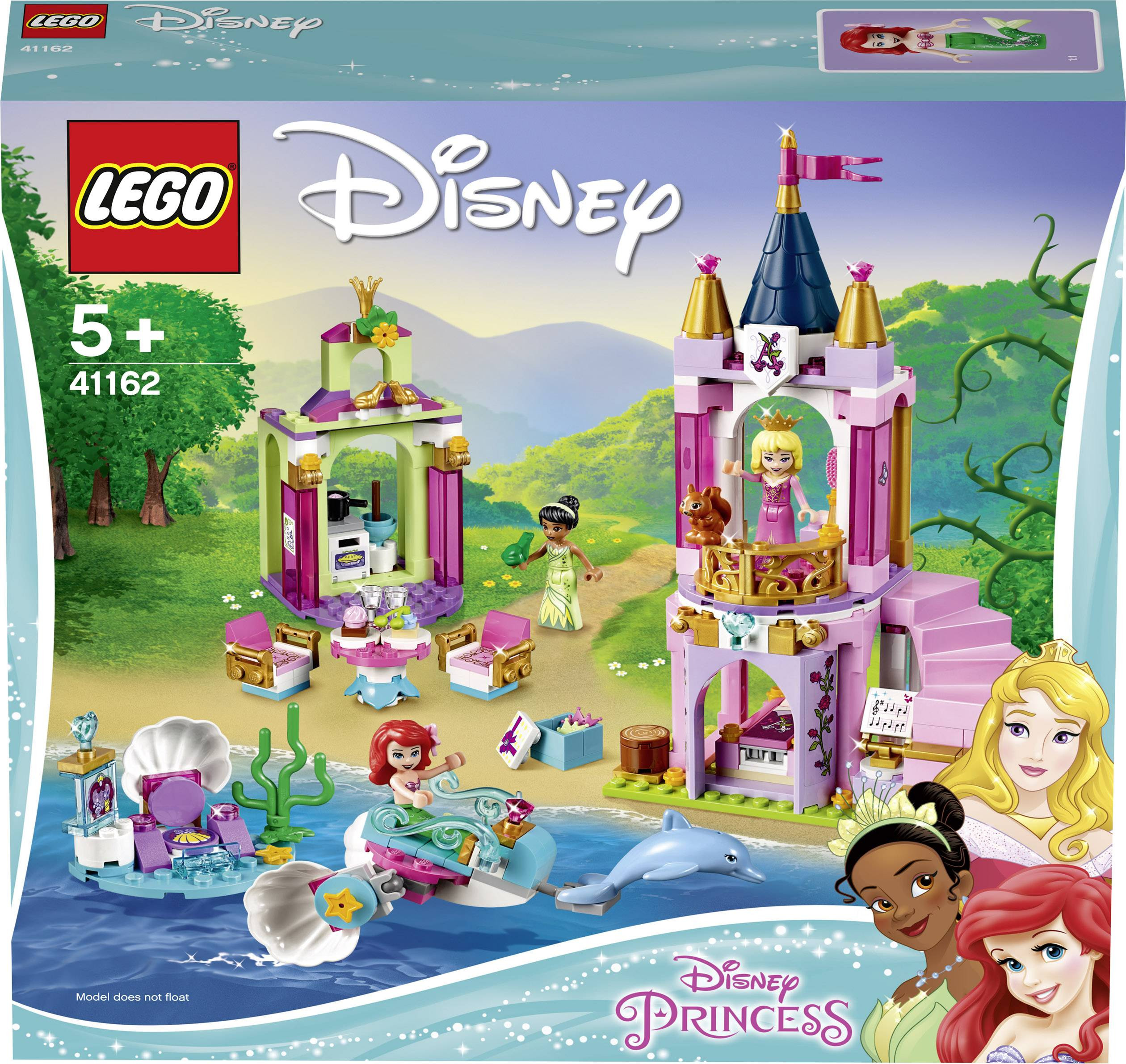 41162 LEGO® Disney Princess Arielas, Auroras un Tiānas karaliskās svinības, 5+ gadi