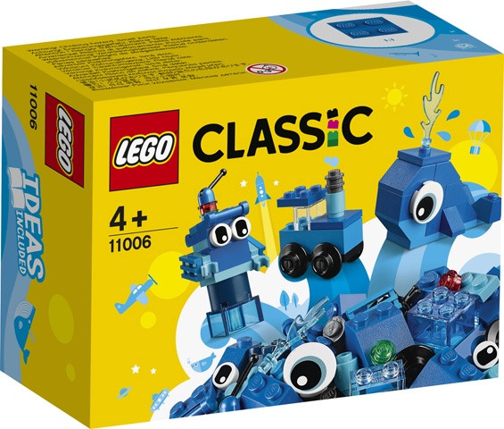 11006 LEGO® Classic Radošie zilie klucīši, 4+ gadi