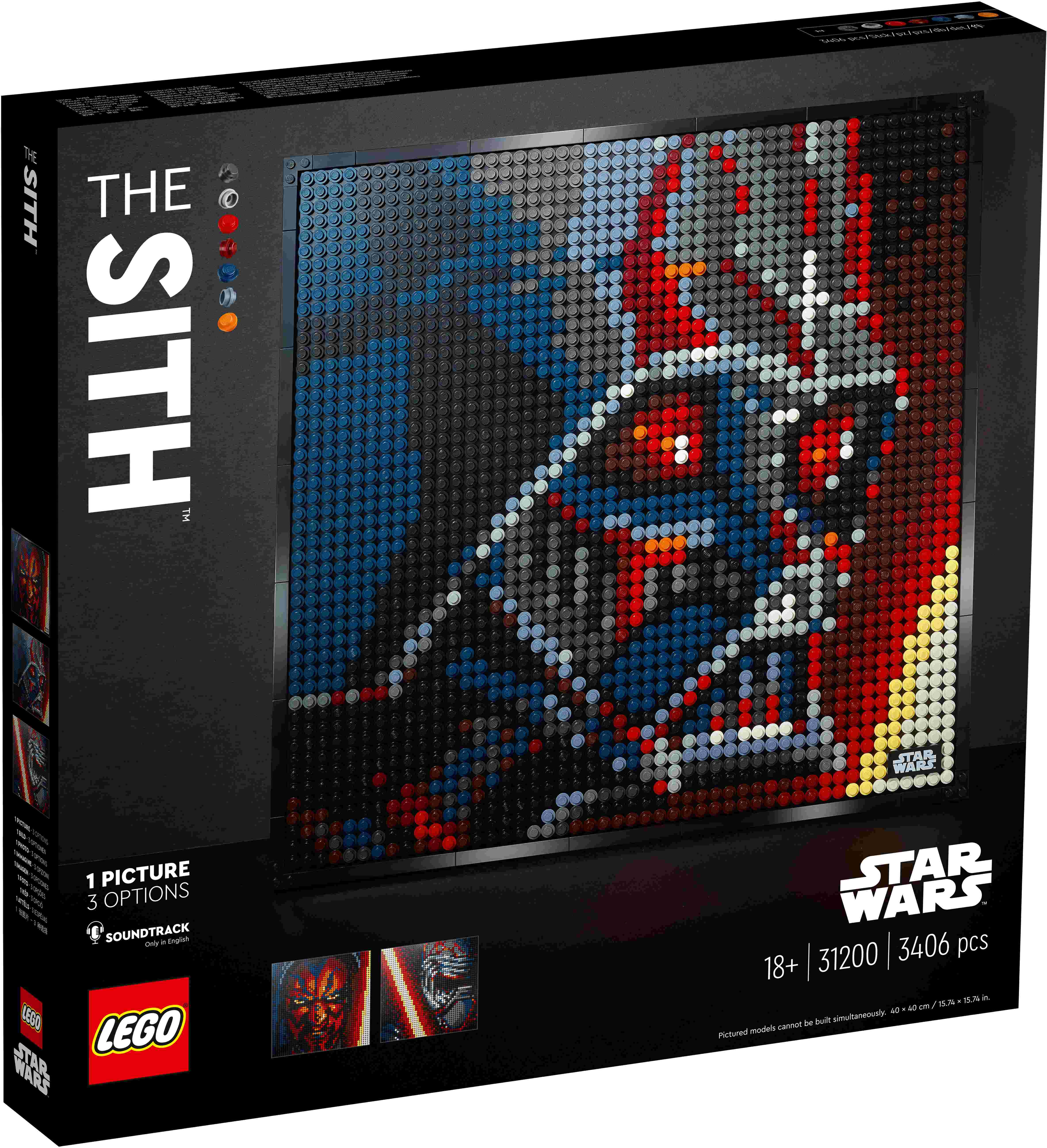 31200 LEGO® Art Ситхи Star Wars™, 18+ лет
