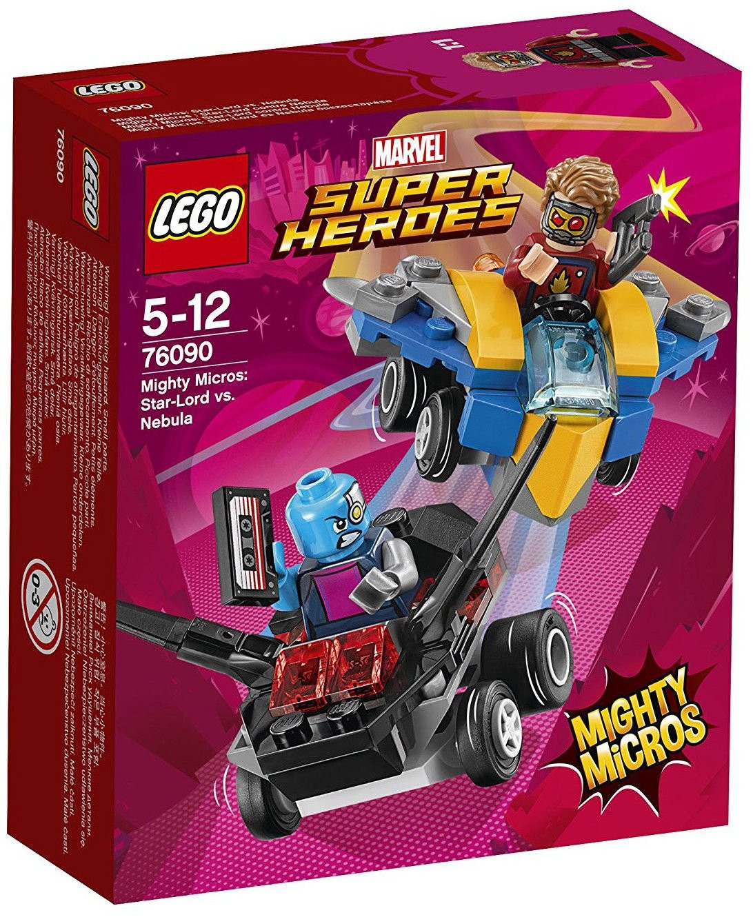76090 LEGO® Super Heroes Mighty Micros: Звёздный Лорд против Небулы, 5-12 лет