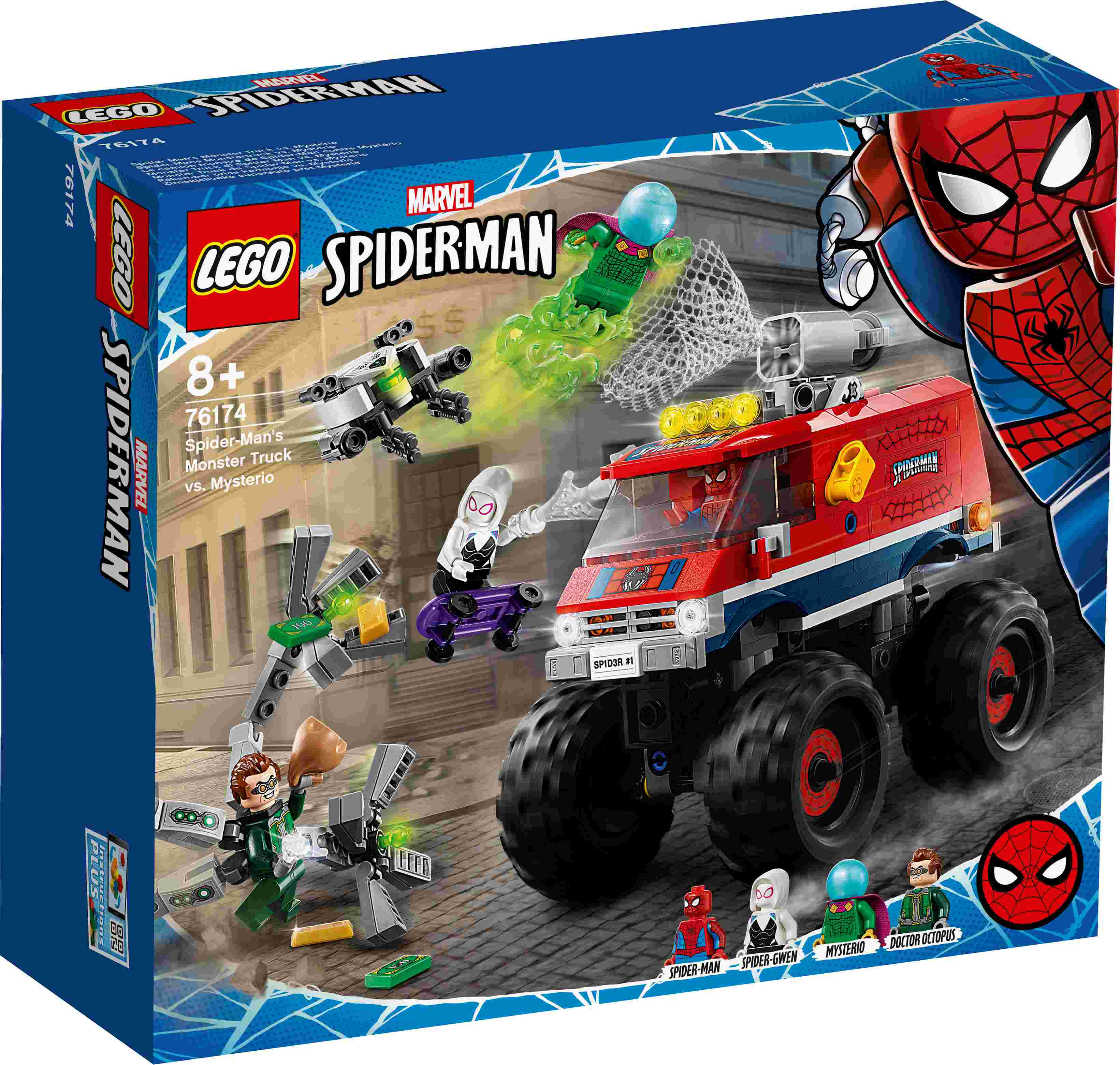 76174 LEGO® Spider-Man Монстр-трак Человека-Паука против Мистерио, 8+ лет, 2021 г. Выпуск