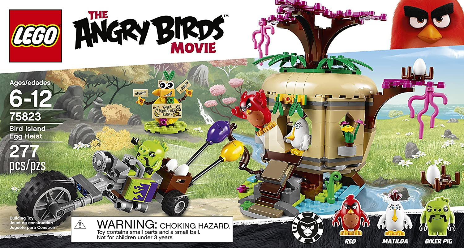 75823 LEGO Angry Birds Кража яиц с Птичьего острова, 6-12 лет