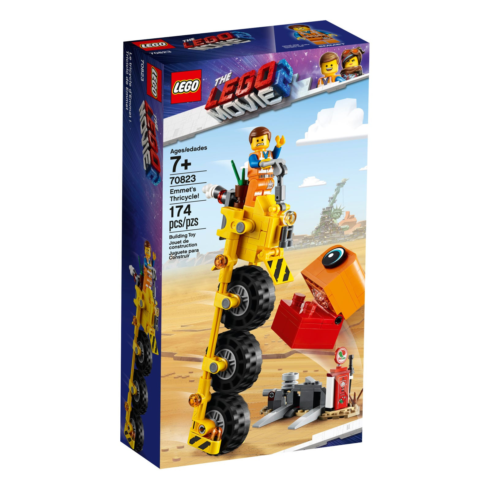 70823 LEGO® Movie Трехколёсный велосипед Эммета!, 7+ лет