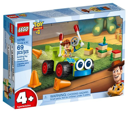 10766 LEGO® Toy Story 4 Вуди на машине, 4+ лет
