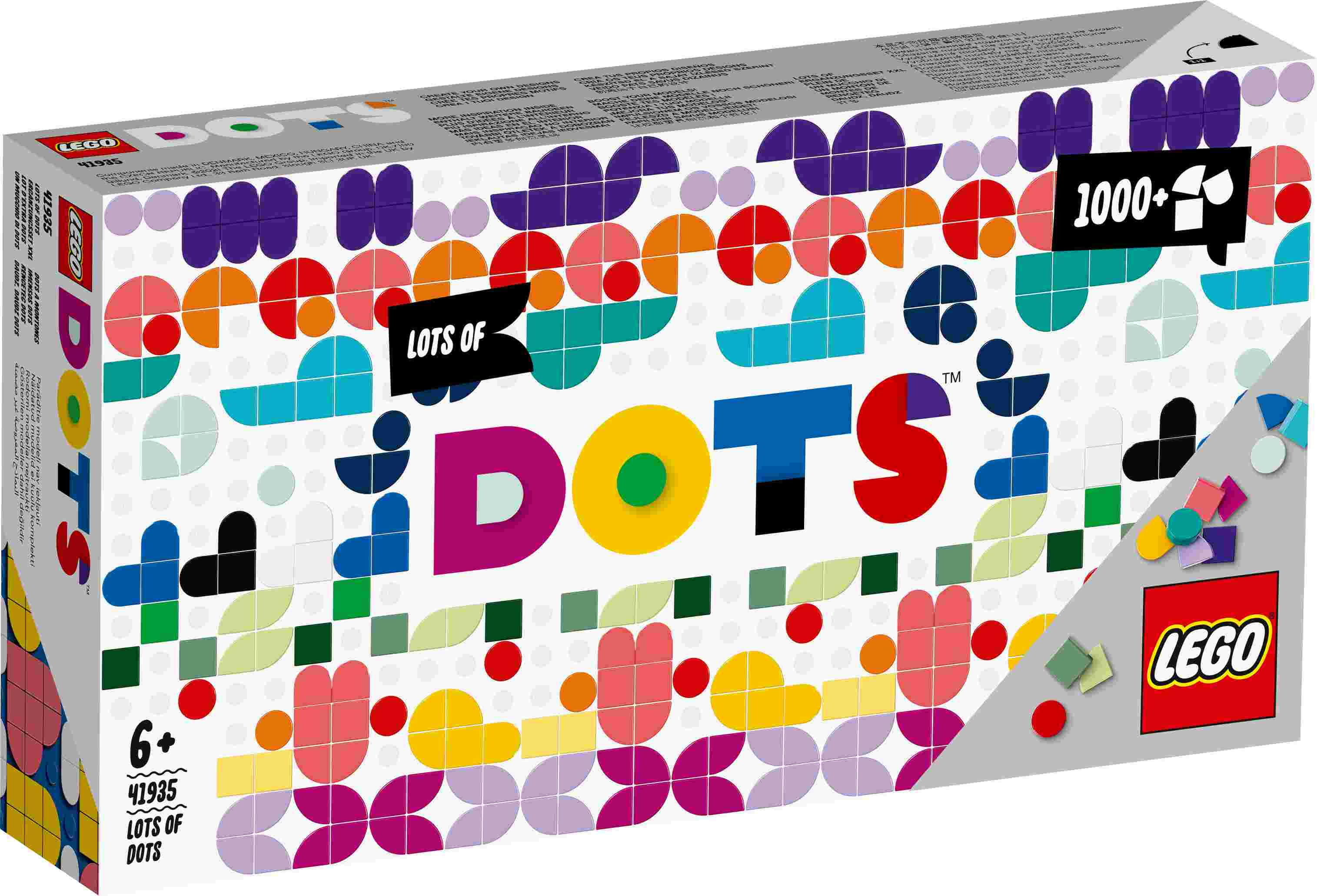 41935 LEGO® DOTS Daudz, daudz DOTS, no 6+ gadiem, 2021 gada modelis