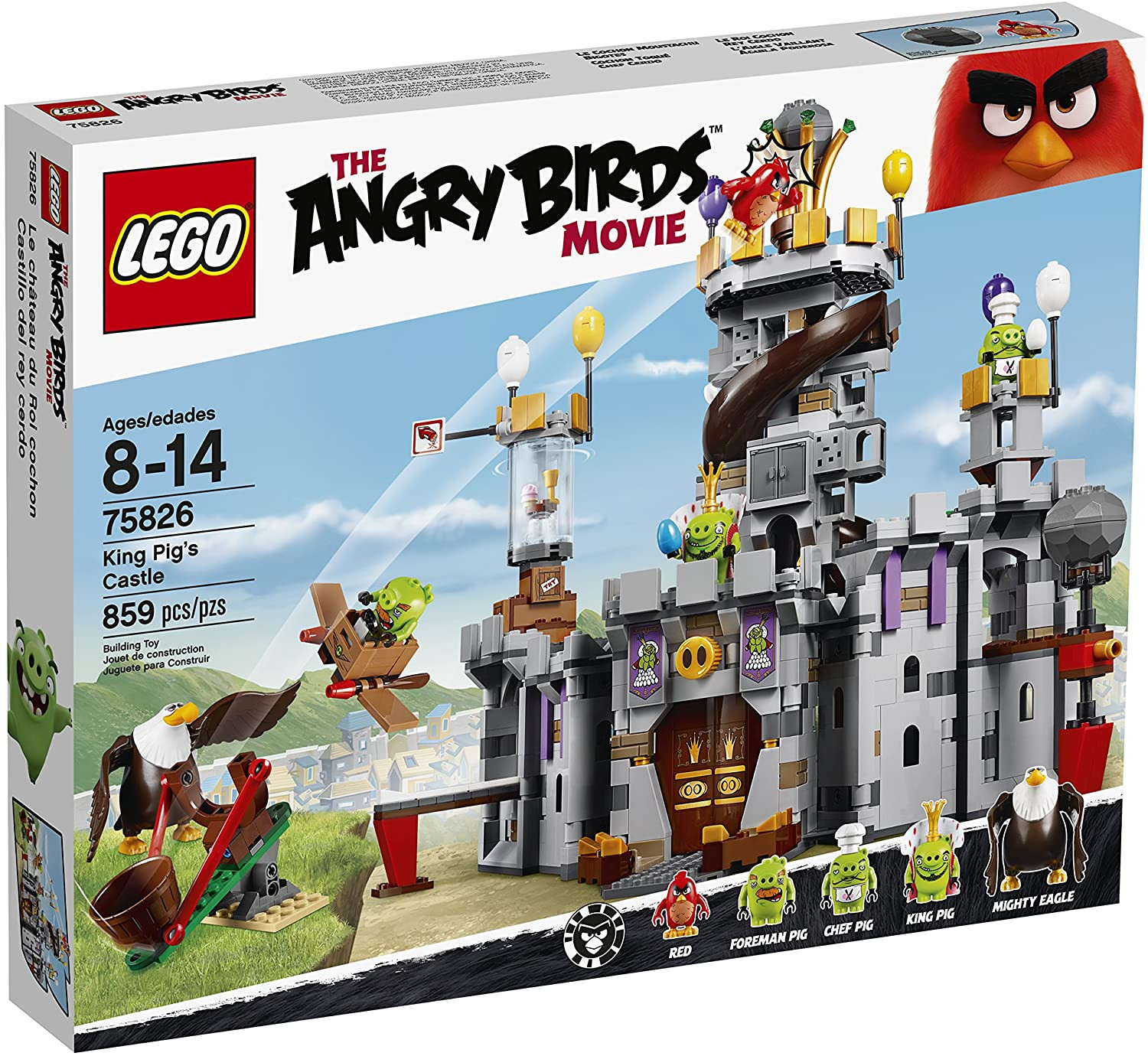 75826 LEGO Angry Birds Замок Короля свинок, 8-14 лет_c8041