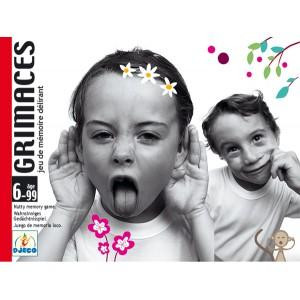 Djeco Kāršu atmiņas un jautrības spēle - Grimmases 6-99 gadi, DJ05169