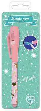 Djeco Maģiskā pildspalva ar ultraviolēto gaismu - Lusille,(rozā dizains) DD03765