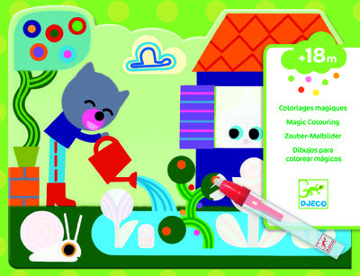 Djeco Krāsošana ar ūdeni - Paslēpies dārzā 18+ mēn., DJ09063