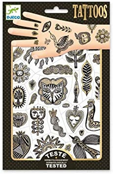 Djeco Tetovējumi bērniem - Zelta spīdums, DJ09595