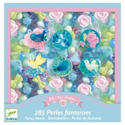 Djeco Pērlītes rotu gatavošanai - Putni, 6-10gadi, DJ09856