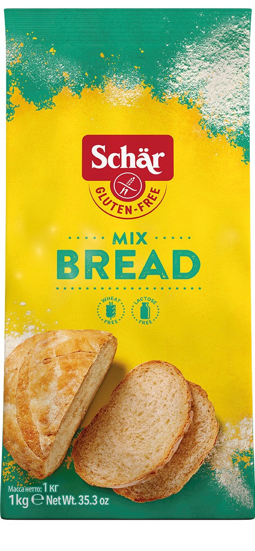 Schär Mix B Bread-Mix miltu maisījums maizes cepšanai, bez glutēna, 1kg
