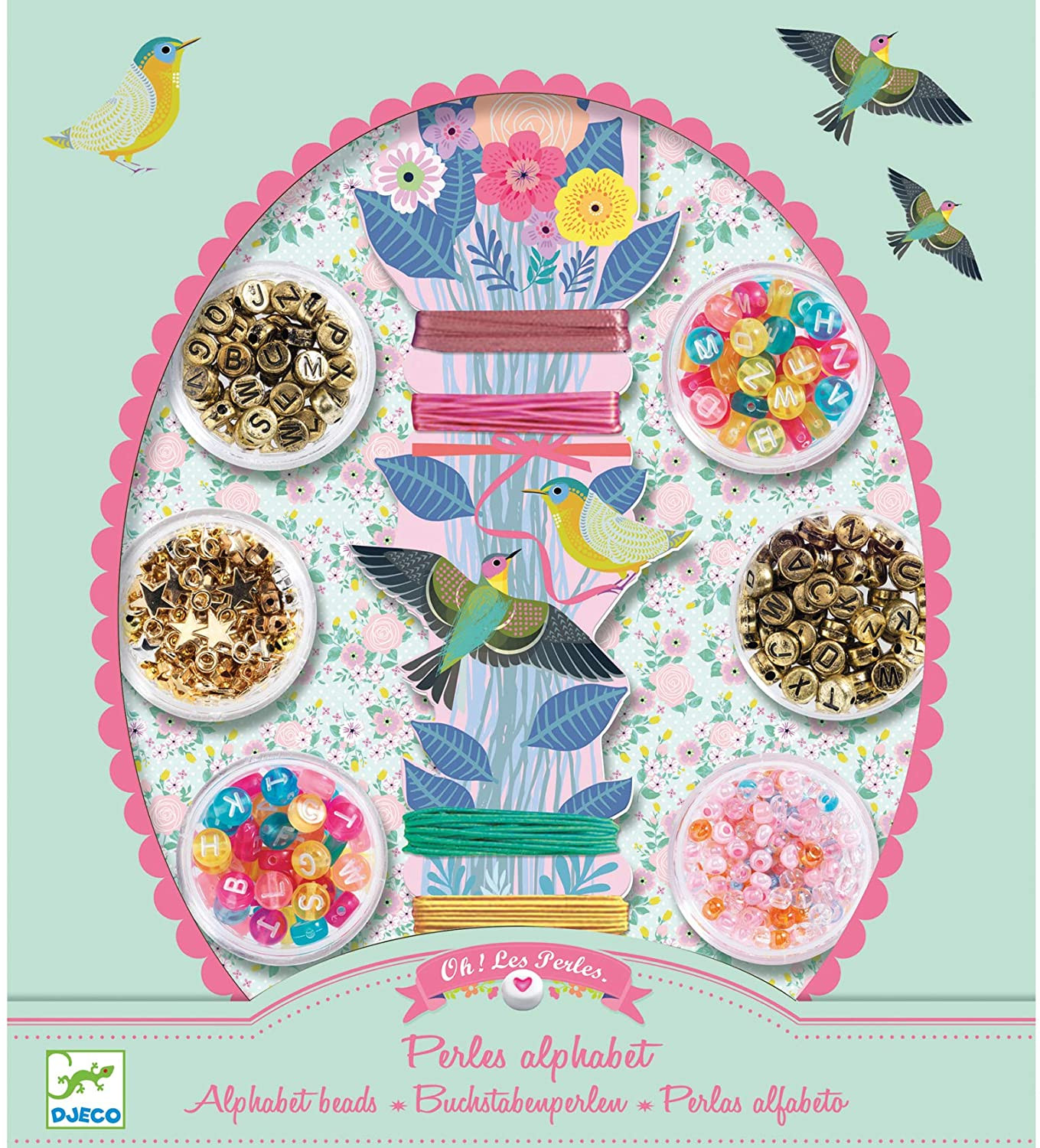 Djeco Rotiņu gatavošanas komplekts - Alfabēts, 8+ gadi, DJ09839