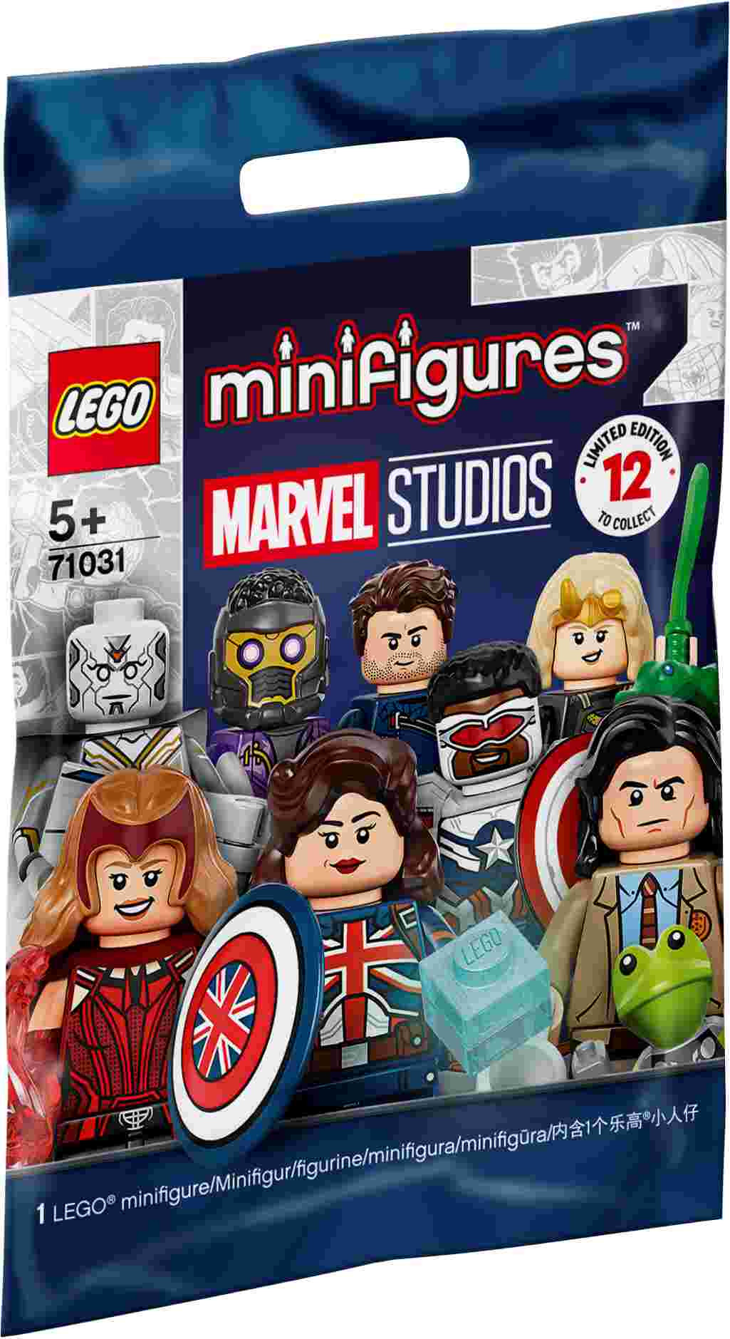71031 LEGO® Minifigures Marvel Studios, c 5+ лет, 2021