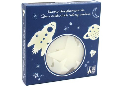 Djeco Fluorescējošās uzlīmes - Kosmoss, DD04591