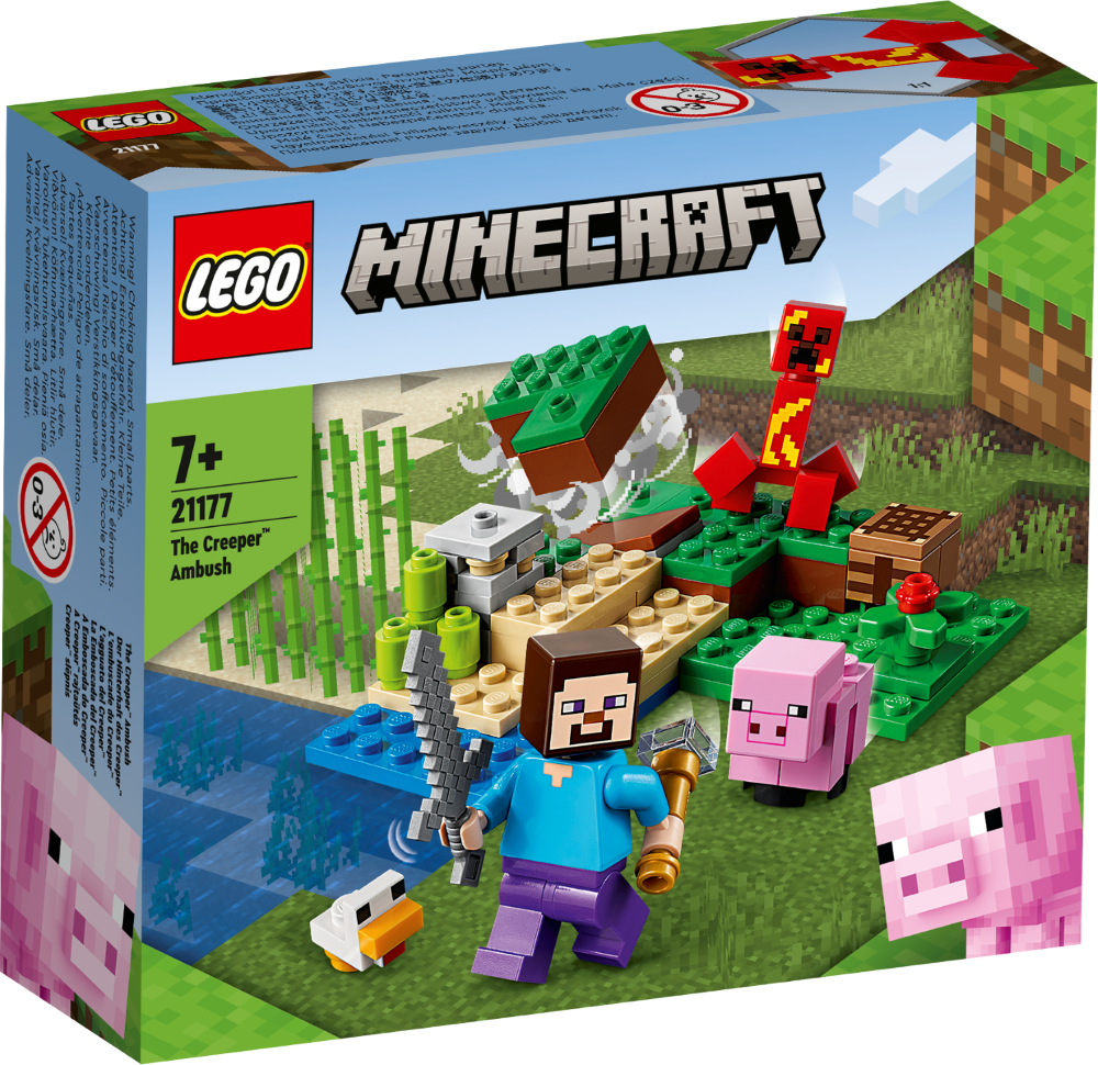 21177 LEGO® Minecraft Засада Крипера, 7+ лет, 2022