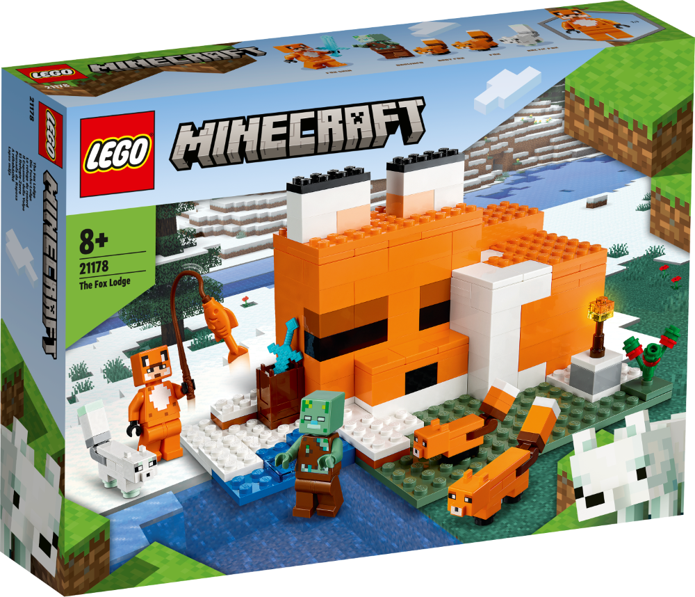 21178 LEGO® Minecraft Lapsu māja, 8+ gadi, 2022 gada modelis