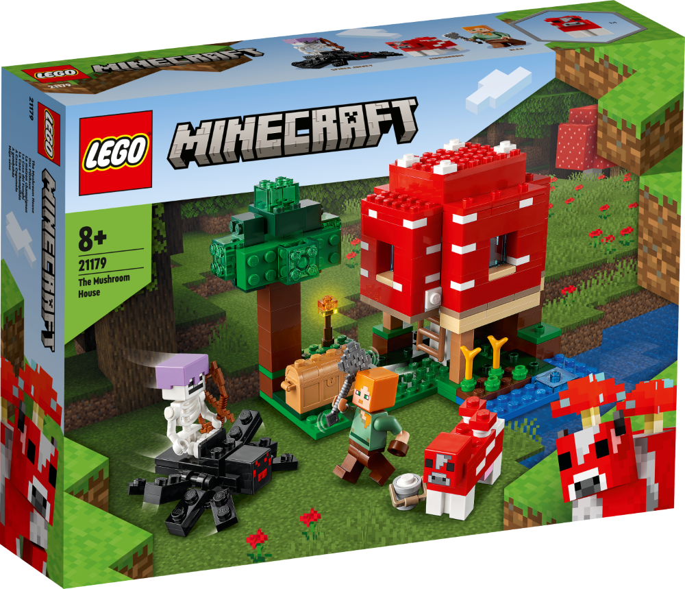 21179 LEGO® Minecraft Māja-sēne, 8+ gadi, 2022 gada modelis