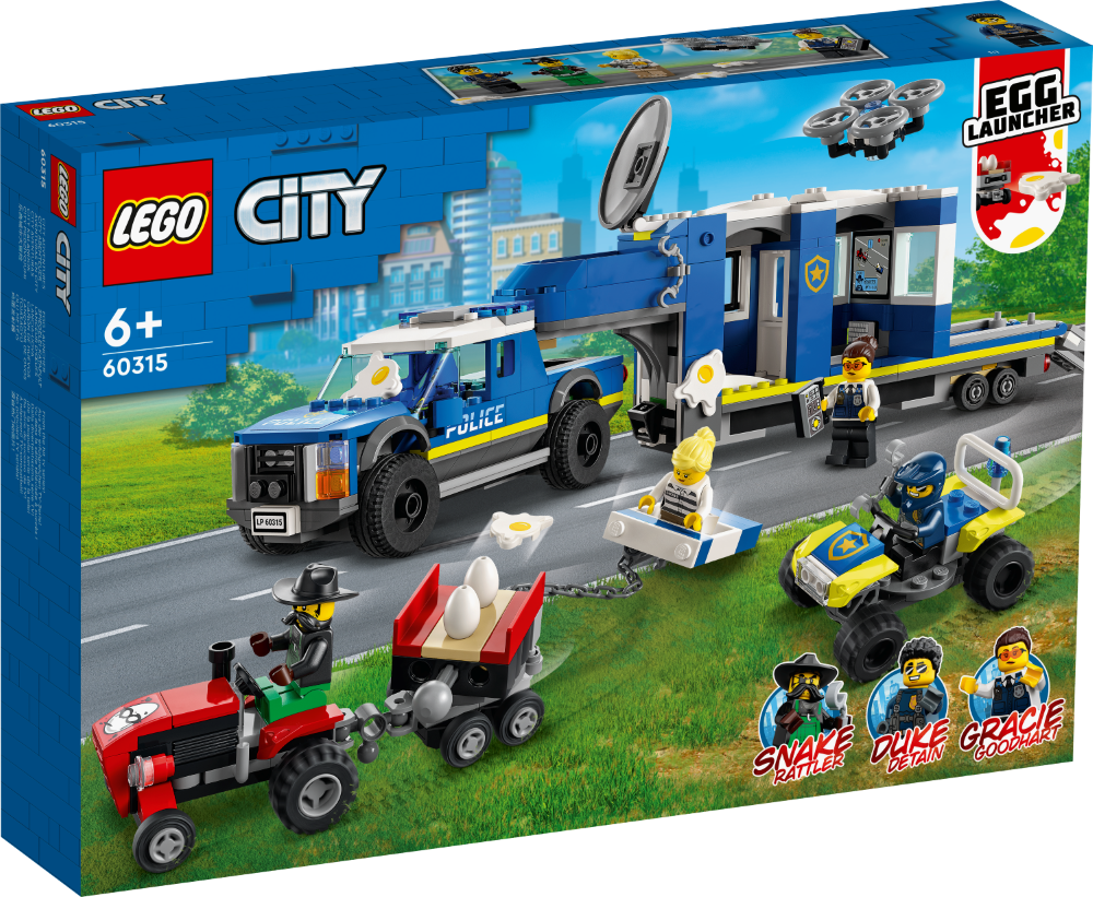 6# v0315 LEGO® City Полицейский мобильный командный трейлер, 6+ лет, 2022