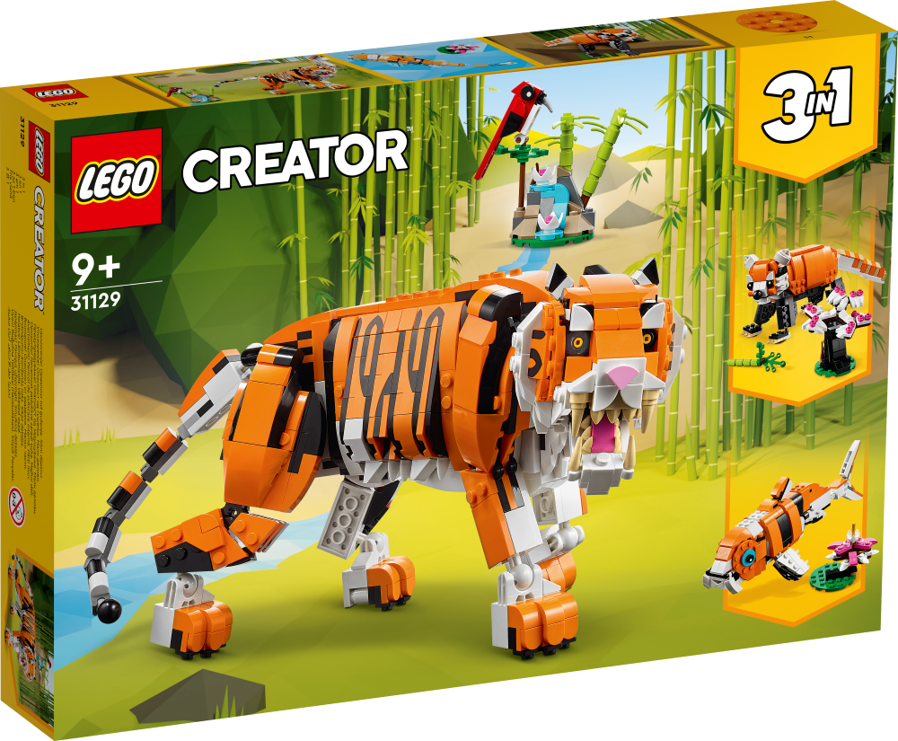 31129 LEGO® Creator Величественный тигр, 9+ лет, 2022