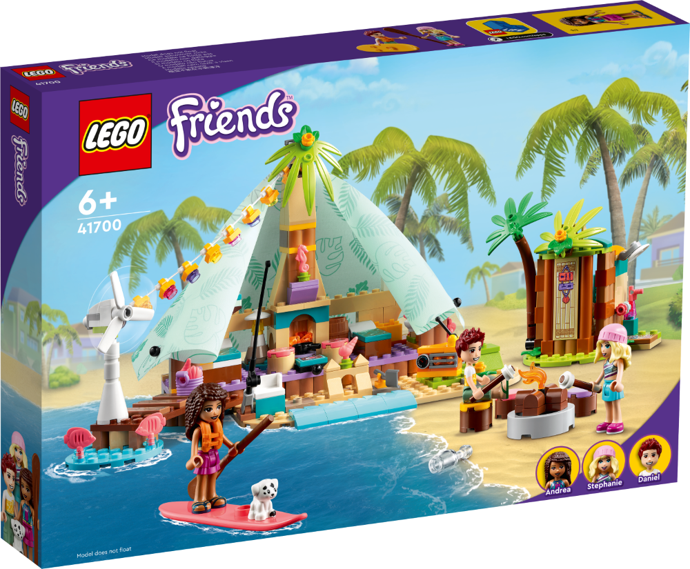 41700 LEGO® Friends Кэмпинг на пляже 6+ лет, 2022