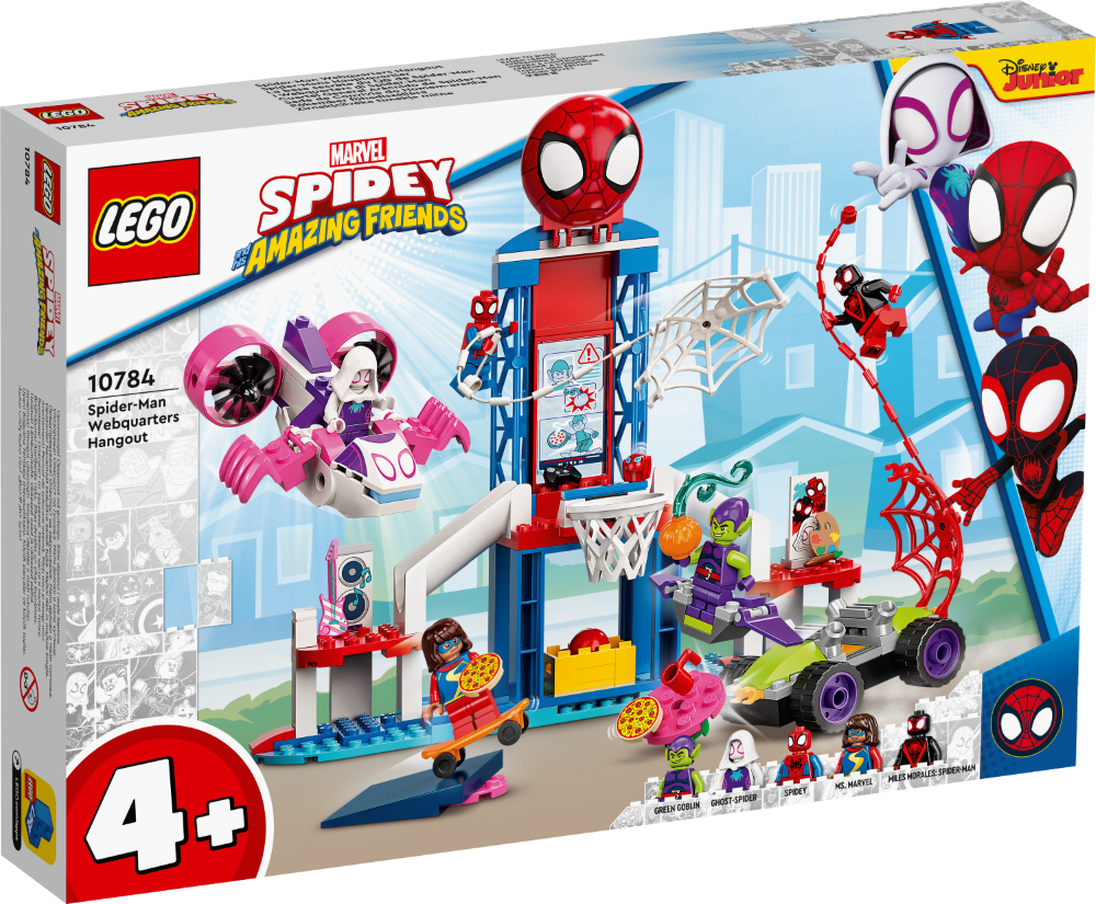 10784 LEGO® Super Heroes Вечеринка в штабе Человека-Паука, 4+ лет, 2022