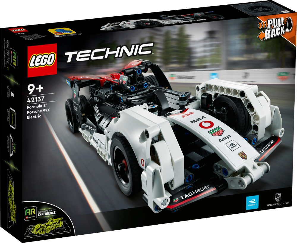 42137 LEGO® Technic Formula E® Porsche 99X Electric, 9+ gadi, 2022 gada modelis