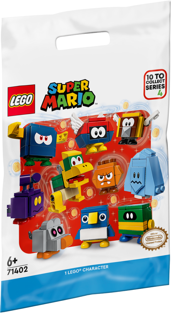 71402 LEGO® Super Mario Tēlu komplekti — 4. sērija, 6+ gadi, 2022