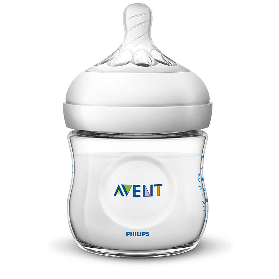 Philips Avent Natural Barošanas pudelīte, 125 ml, 0+ mēn., SCF030/17