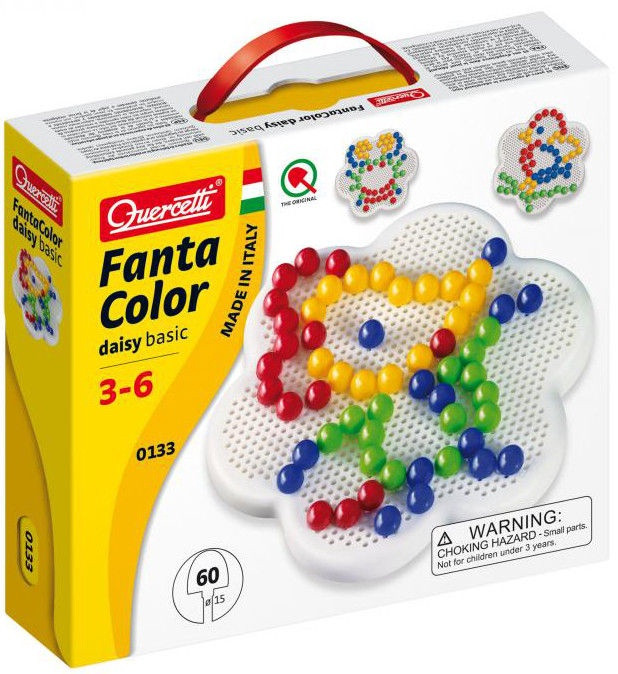 Quercetti Мозаика мини FantaColor Daisy 60шт., 3-6 лет, 0133