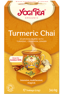 Yogi Bio Tea Turmeric Chai/Kurkuma, tēja 17.pac.