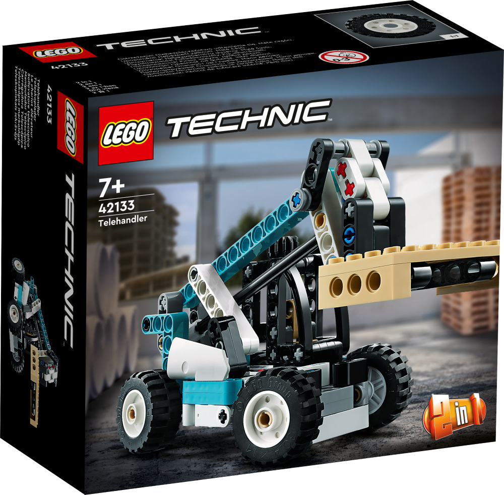 42133 LEGO® Technic Teleskopiskais iekrāvējs, 7+ gadi, 2022. gada modelis