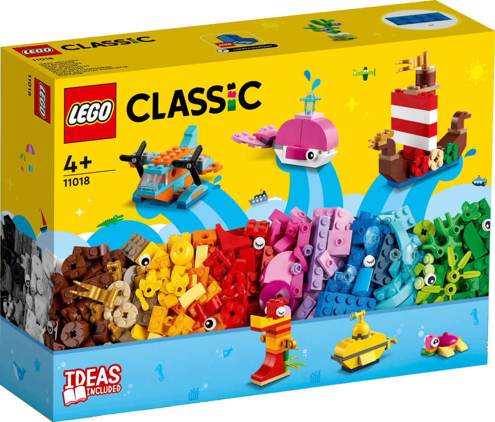 11018 LEGO® Classic Творческое веселье в океане 4+ лет,модель 2022 года