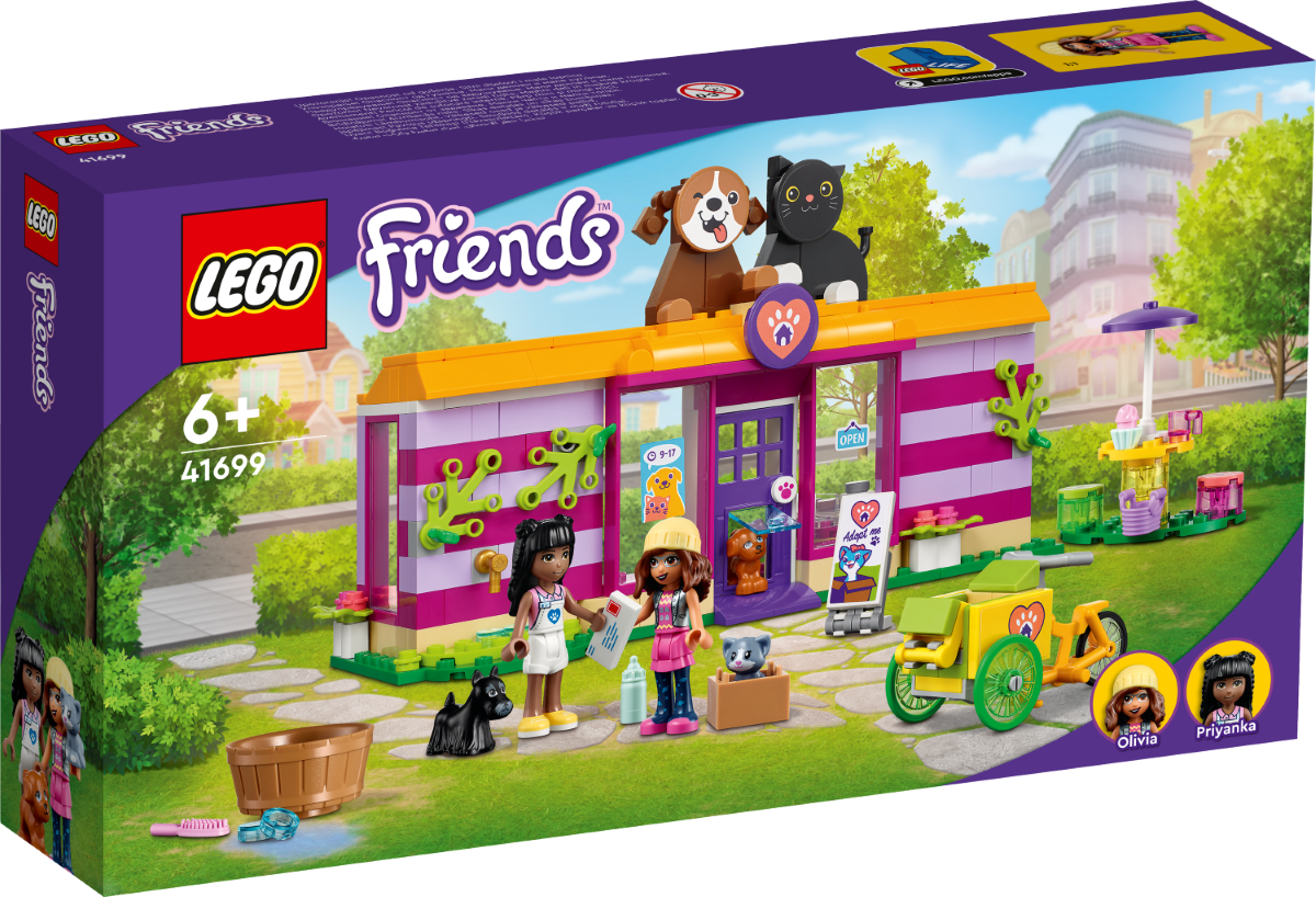 41699 LEGO® Friends Кафе-приют для животных, 6+ лет,модель 2022 года