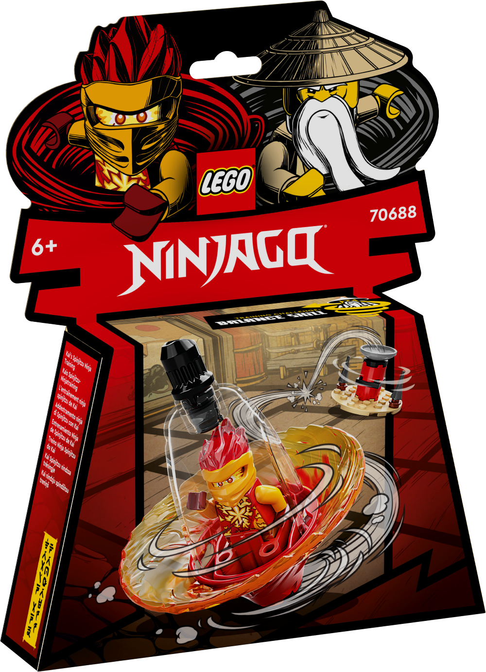 70688 LEGO® Ninjago Обучение кружитцу ниндзя Кая, 6+ лет,модель 2022 года