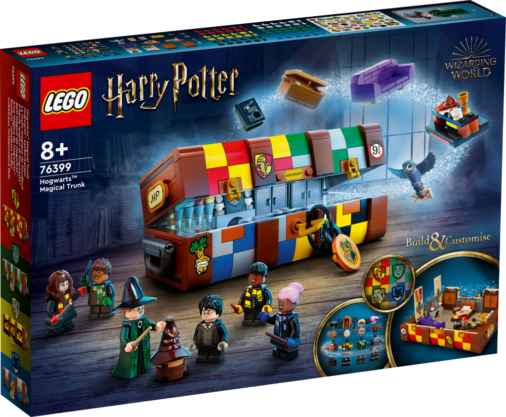76399 LEGO® Harry Potter Волшебный чемодан Хогвартса, 8+ лет,модель 2022 года