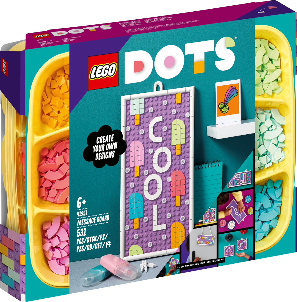 41951 LEGO® DOTS Ziņojumu dēlis, 6+ gadi, 2022. gada modelis