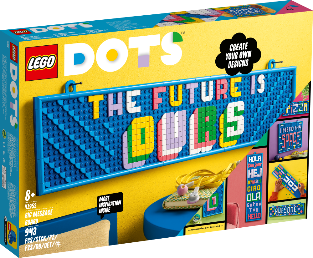 41952 LEGO® DOTS Большая доска для надписей, 8+ лет,модель 2022 года