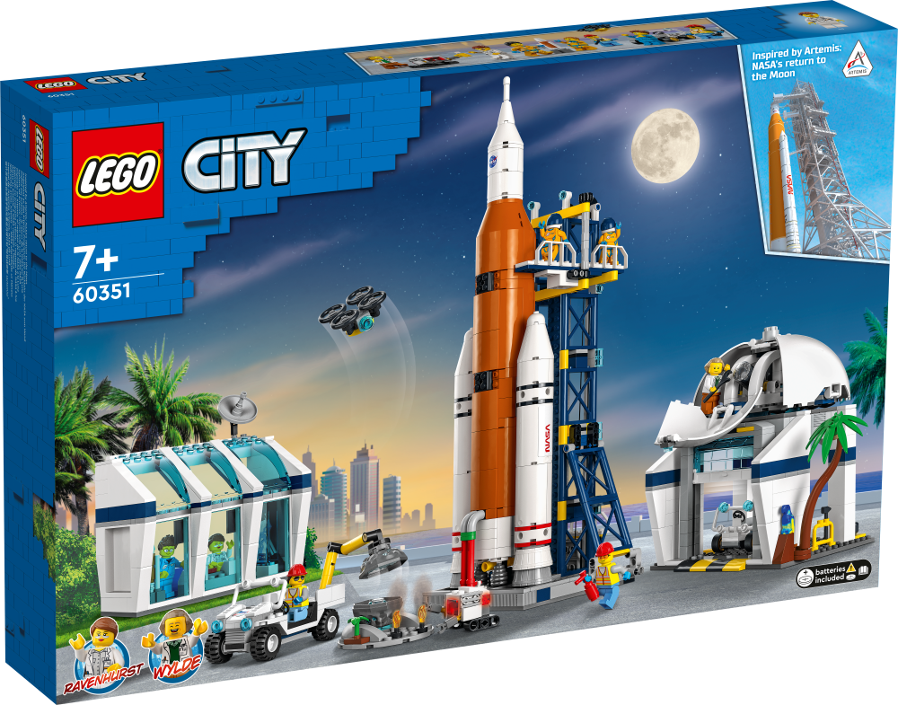 # 60351 LEGO® City Raķešu palaišanas centrs, 7+ gadi, 2022. gada modelis