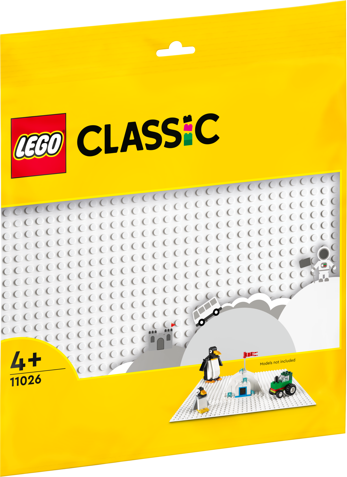 11026 LEGO® Classic Balta būvpamatne, 4+ gadi, 2022. gada modelis