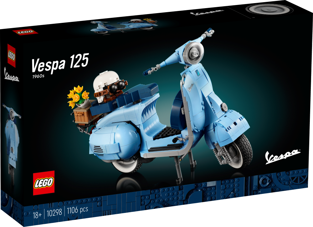 10298 LEGO® Icons Vespa 125, 18+ gadi, 2022.g.modelis